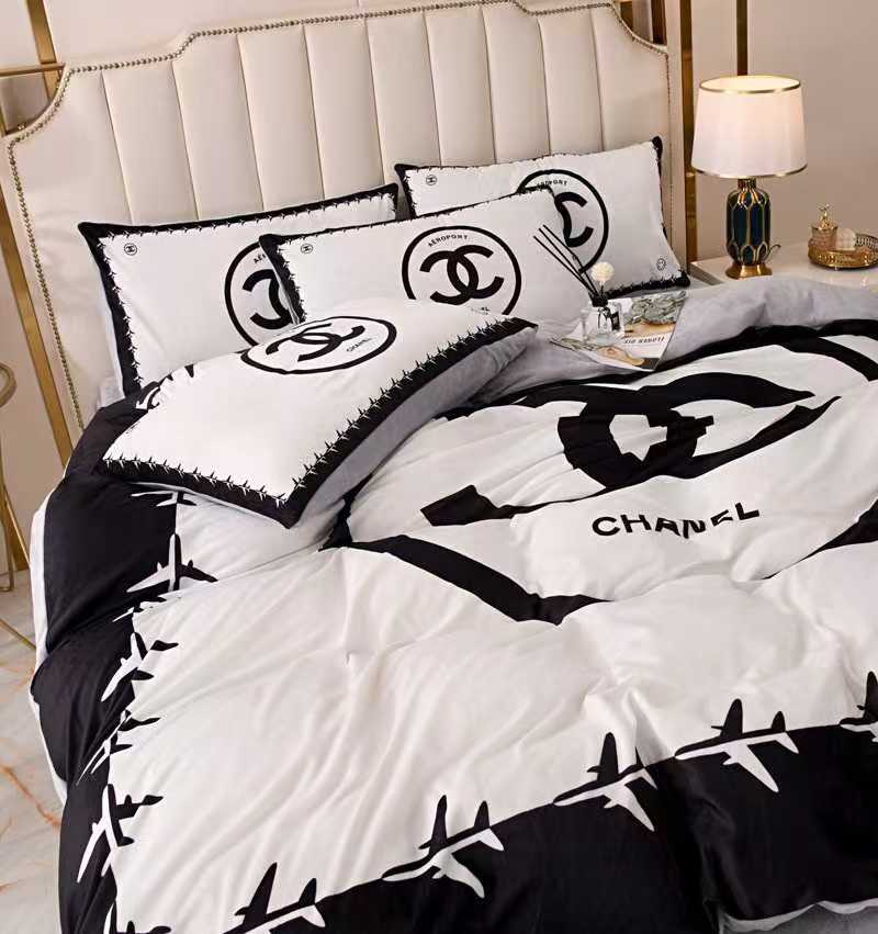 Chanel 寝具カバー4点セット