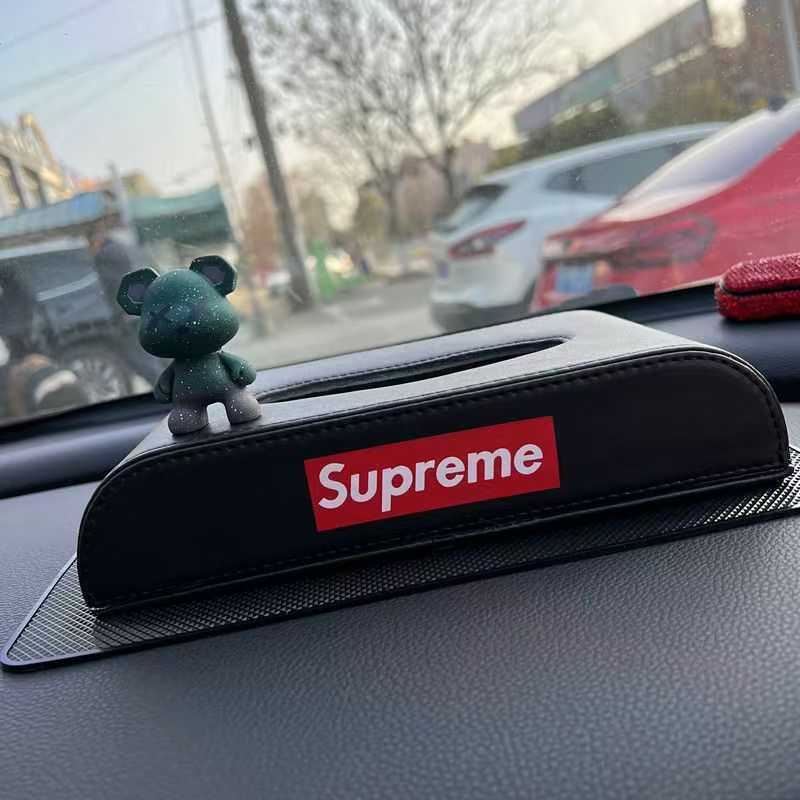 大容量 な Supreme 車載 ティッシュボックス